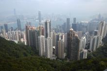 The Peak above Hong Kong’s Central District affords a stunning view.